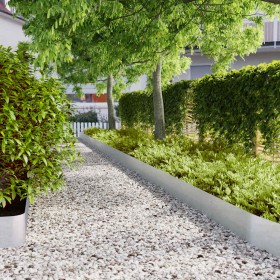 Bordes para césped 10 uds 20x103 cm acero