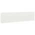 Bordes para césped 10 uds acero laminado frío blanco 25x103