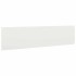 Bordes para césped 10 uds acero laminado frío blanco 25x103