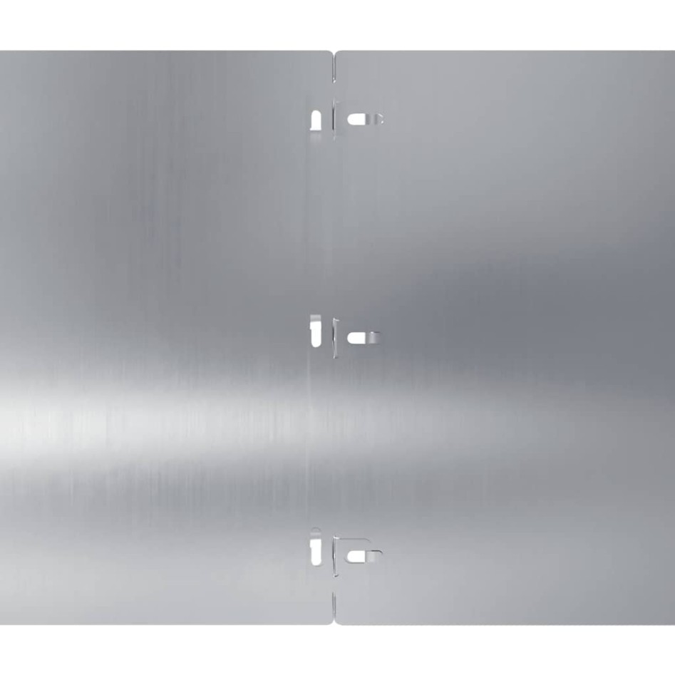 Bordes para césped 10 uds 25x103 cm acero