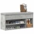 Banco zapatero madera de ingeniería gris hormigón