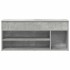 Banco zapatero madera de ingeniería gris hormigón