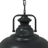 Lámpara colgante E27 negra Ø 31 cm