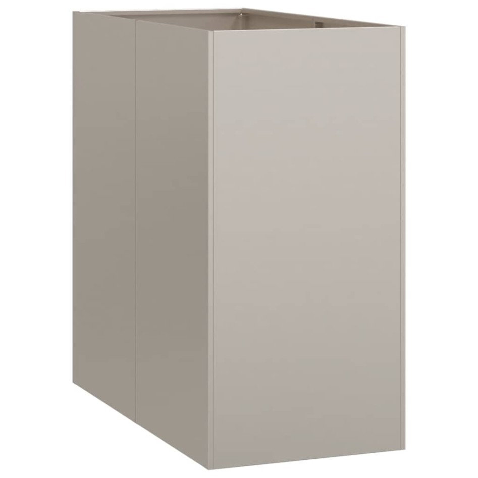 Jardinera oxidada 40x80x80 cm acero