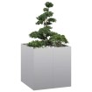 Jardinera 80x80x80 cm de acero galvanizado