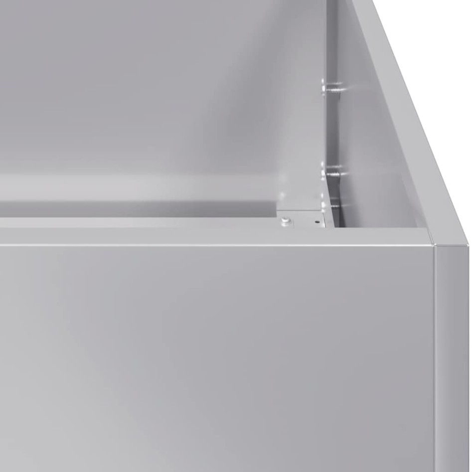 Jardinera 80x80x80 cm de acero