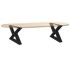 Patas para mesa de centro 2 unidades acero negro