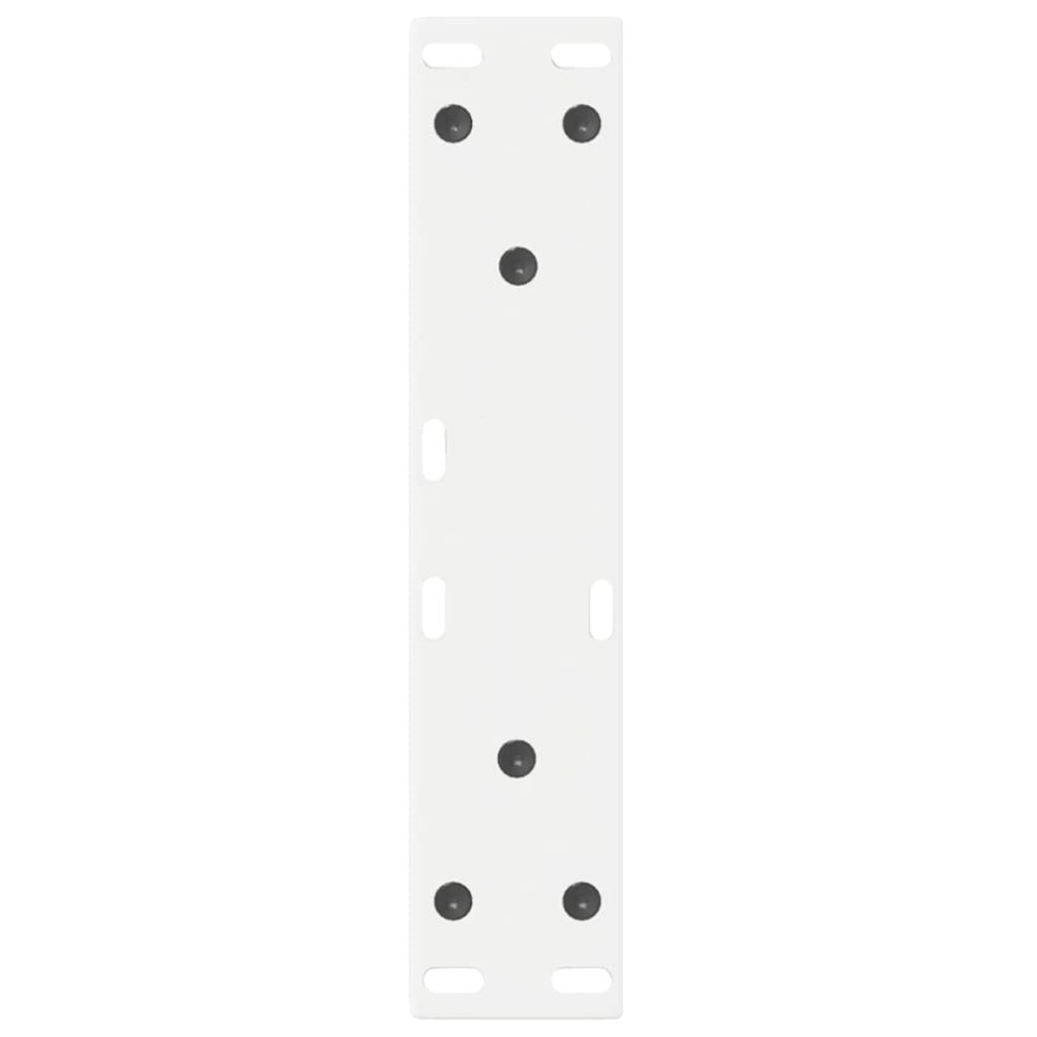 Patas de mesa de centro 2uds acero blanco 28x(42-43,3)