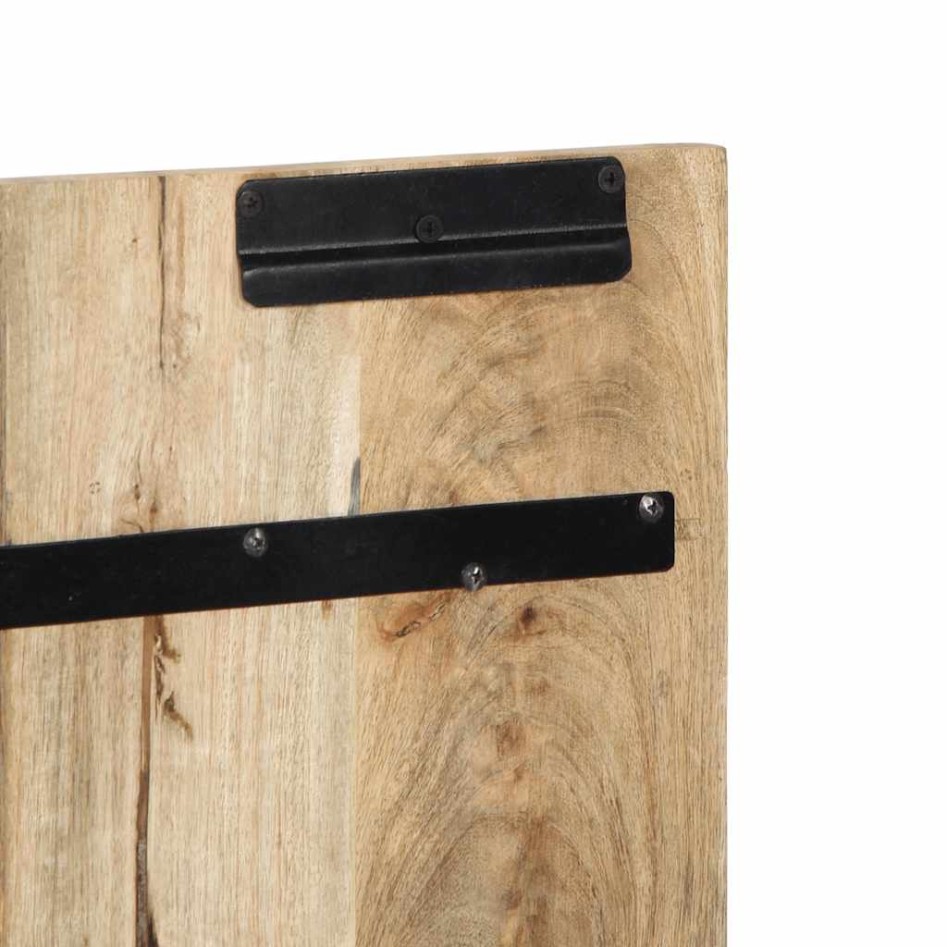 Cabecero de cama 140 cm madera maciza de mango