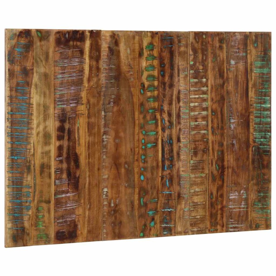 Cabecero de cama multicolor 120 cm madera maciza