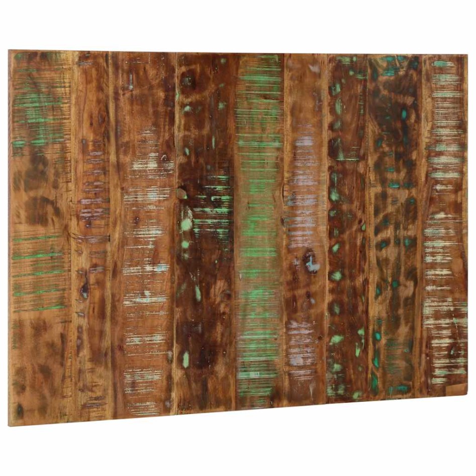 Cabecero de cama multicolor 120 cm madera maciza