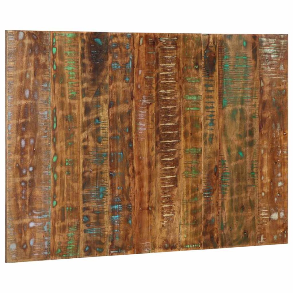 Cabecero de cama multicolor 120 cm madera maciza