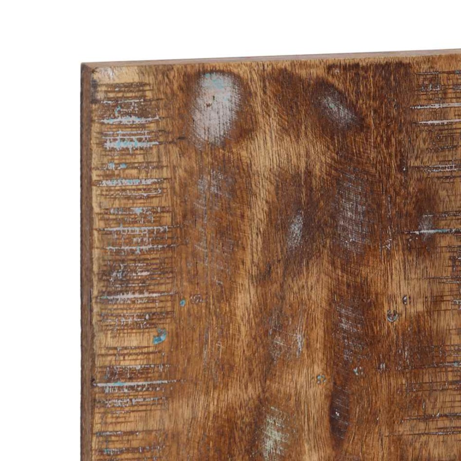 Cabecero de cama multicolor 120 cm madera maciza