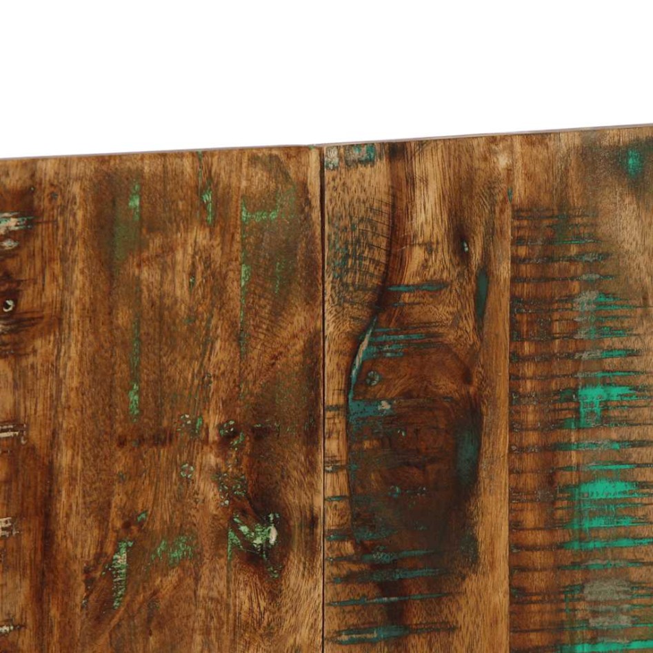 Cabecero de cama multicolor 120 cm madera maciza