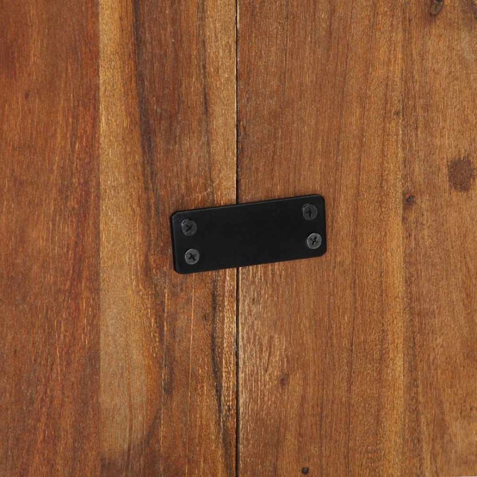 Cabecero de cama multicolor 120 cm madera maciza