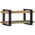 Estante de pared multicolor de madera maciza