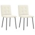 Sillas de comedor 2 unidades terciopelo