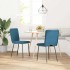 Sillas de comedor 2 unidades terciopelo