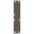 Patas para mesa centro 2 uds acero natural 40x(30-31,3)cm
