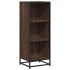 Estantería madera ingeniería roble marrón 40x35x107,5