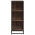 Estantería madera ingeniería roble marrón 40x35x107,5