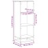 Estantería madera ingeniería roble marrón 40x35x107,5
