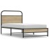Estructura de cama sin colchón 90x190 cm madera roble