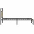 Estructura de cama sin colchón 90x190 cm madera roble