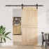 Kit de herrajes para puertas correderas acero negro 200