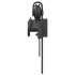 Kit de herrajes para puertas correderas acero negro 200