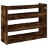 Zapatero madera contrachapada roble ahumado 80x25x62