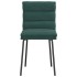 Sillas de comedor 2 unidades terciopelo verde