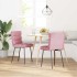 Sillas de comedor 2 unidades terciopelo