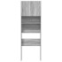 Armario de lavadora madera ingeniería gris sonoma 64x24x190