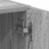 Armario de lavadora madera ingeniería gris sonoma 64x24x190