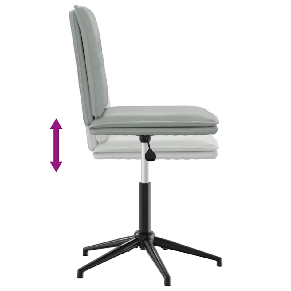 Silla de comedor terciopelo gris