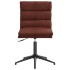 Silla de comedor cuero sintético marrón