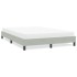 Estructura de cama sin colchón terciopelo gris claro 140x210