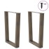 Patas para mesa de comedor en forma de V 2 uds acero