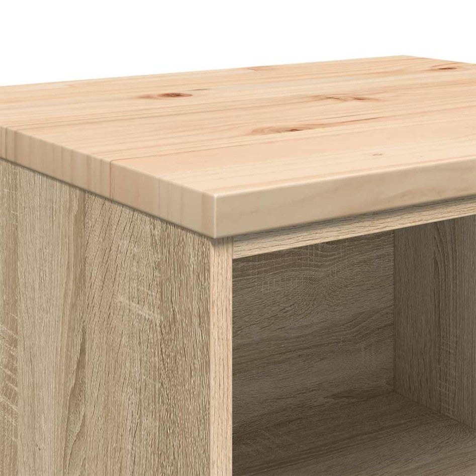 Armario de almacenamiento para garaje Roble Sonoma 60x51x85