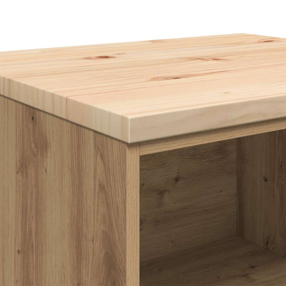 Armario de almacenamiento para garaje Roble Artesano