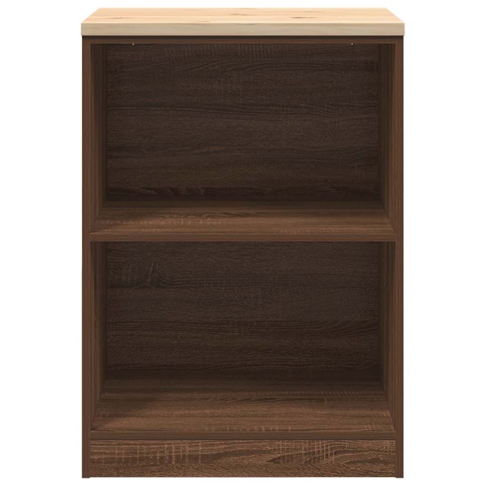 Armario de almacenamiento para garaje roble marrón 60x51x85