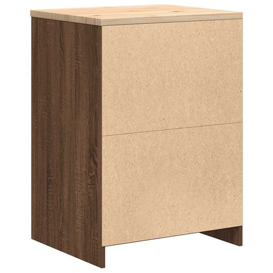 Armario de almacenamiento para garaje roble marrón 60x51x85