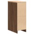 Armario de almacenamiento para garaje roble marrón 30x51x85