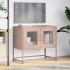 Mueble para TV acero laminado en frío rosa 68x39x60,5