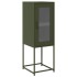 Aparador de acero laminado en frío verde oliva 36x39x107