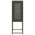 Aparador de acero laminado en frío verde oliva 36x39x107