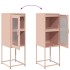 Aparador de acero laminado en frío rosa 36x39x107
