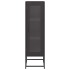 Aparador de acero laminado en frío negro 36x39x123