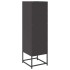 Aparador de acero laminado en frío negro 36x39x123